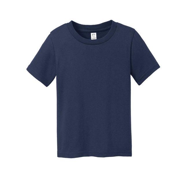 Gravity Threads T-Shirt à Manches Courtes en Coton Doux pour Tout-Petit - Marine - 3T