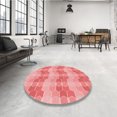 thumbnail image 4 of Ahgly Tapis Rectangulaire Lavable en Machine Intérieur Transitionnel Rose Pastel, 4 Pieds x 6 Pieds, 4 of 7