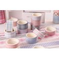 thumbnail image 3 of Craft Tape Plaid Pattern 6 Rolls DIY Colorful 6.56ft Masking Tape Planner Tape, 3 of 6