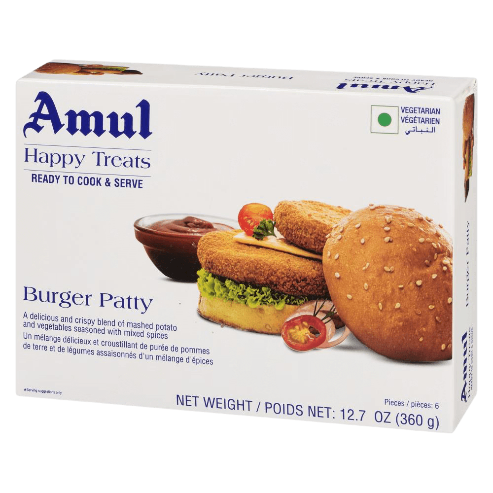Amul Burger Patty 360 g
