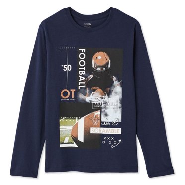 T-shirt à manches longues avec imprimé graphique George pour garçons