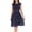 Blue, variant on Pisexur Cocktail Dresses for Women Fashion Front Slit Ruffle Hem Wedding Guest Dress Soild Color Flowy Flutter Sleeve Lace Prom Dress Classy Formal Wedding Guest Dress Midi Dress S-2XL Black