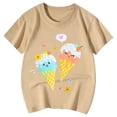 thumbnail image 4 of HNMKIU T-Shirt à Manches Courtes Imprimé Mignon pour Filles à Col Rond pour Enfants T-Shirt Graphique Haut pour l'Été Confortable pour Tous les Jours Tenue Active Stylée pour Filles, 4 of 4