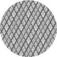 thumbnail image 1 of Ahgly Company Machine Washable Indoor Round Transitional Silver Gray Area Rugs, 5' Round, 1 of 7