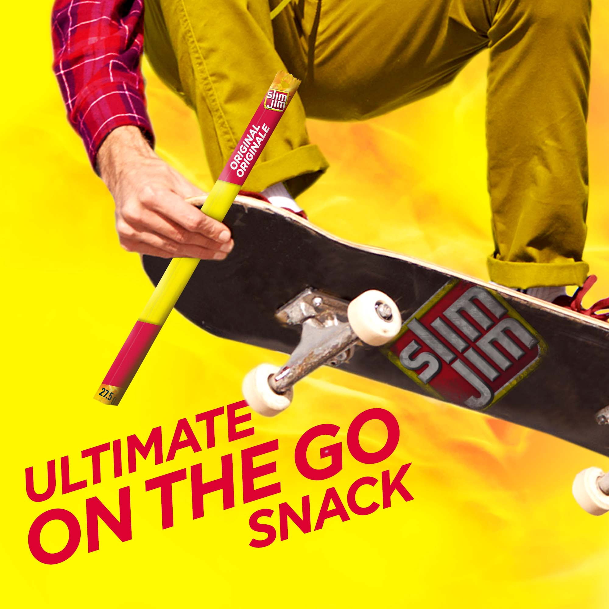 Slim Jim Sausage Protein Snack, Giant Slim® Original, 27.5 Grams