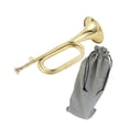 thumbnail image 1 of Milaget Cavalry Trumpet Musical Instrument Brass Bugle Scout Bugle Marching Bugle B, 1 of 9