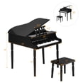 thumbnail image 2 of Costway 30-Key Classic Piano  Wood w/ Bench & Music Rack Black, 2 of 9