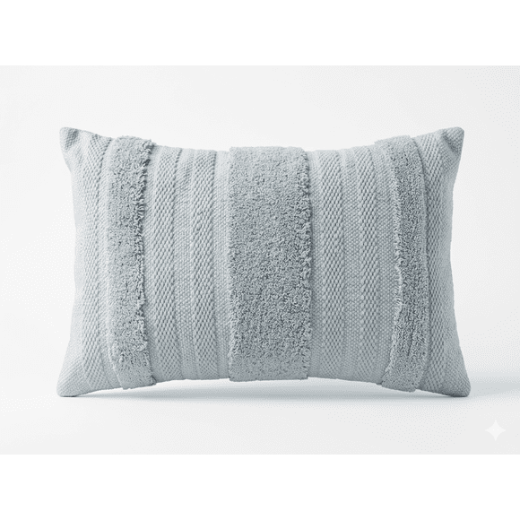 Anko Grey Tufted Cushion 40x60