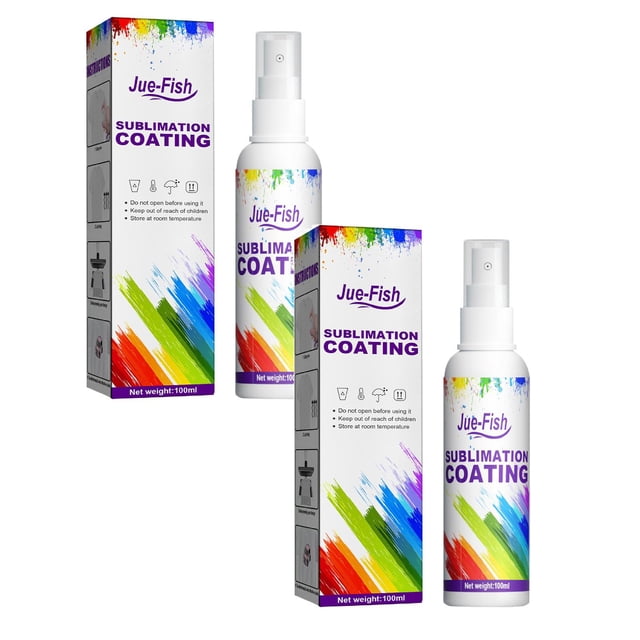 Oleegame 2PC 100ML Sublimation Coating Spray Clothing Thermal Transfer Spray Sublimation Paint Spray