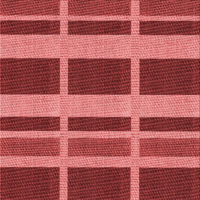 Ahgly Company Tapis d'Intérieur Lavable en Machine Carré Rouge, 8 Pieds Carré