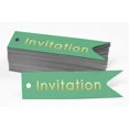 thumbnail image 2 of Inkdotpot Étiquettes d'Invitation en Feuille d'Or Véritable pour Fête 50 Pcs, 2 of 6