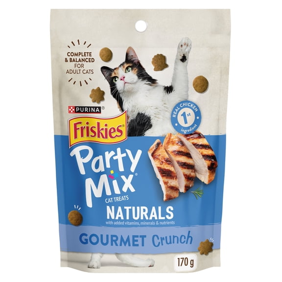 Friskies Party Mix Naturelles Croquant Gourmet Gâteries pour Chats