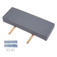 thumbnail image 3 of Milaget Rallonge de Longueur de Table de Massage Housse en PU Fixation Pratique Rallonge Coussin Gris, 3 of 9