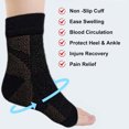 thumbnail image 3 of Reduce Price! WSBDENLK Orthopaedic Compression Socks Foot Compression Ankle Support Plantar Fasciitis Socks Grip Socks Football Fitness Socks 1 Pairs, 3 of 5