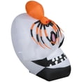 thumbnail image 3 of Halloween Inflatable Skull with Orange Spider, 3 of 4
