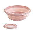 thumbnail image 1 of yeacher Collapsible Wash Basin Foldable Reusable Wash Basin Folding Round Dishpan Washing Basin Foldable Dish Pan Kitchen Storage Basket for Camping Home RV, 1 of 8