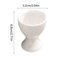 thumbnail image 3 of Ceramic Egg Cup for Christmas Easter Breakfast Boiled Water Cooking Easy Clean Kitchen Memories, 3 of 7