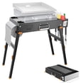 thumbnail image 3 of Yukon Glory? Universal Portable Grill Table/Flat Top Grill Griddles Stand with Built in Grill Caddy - Designed to Fit Tabletop Blackstone Griddle & Many Others - Outdoor Cooking Camping & Ta, 3 of 4