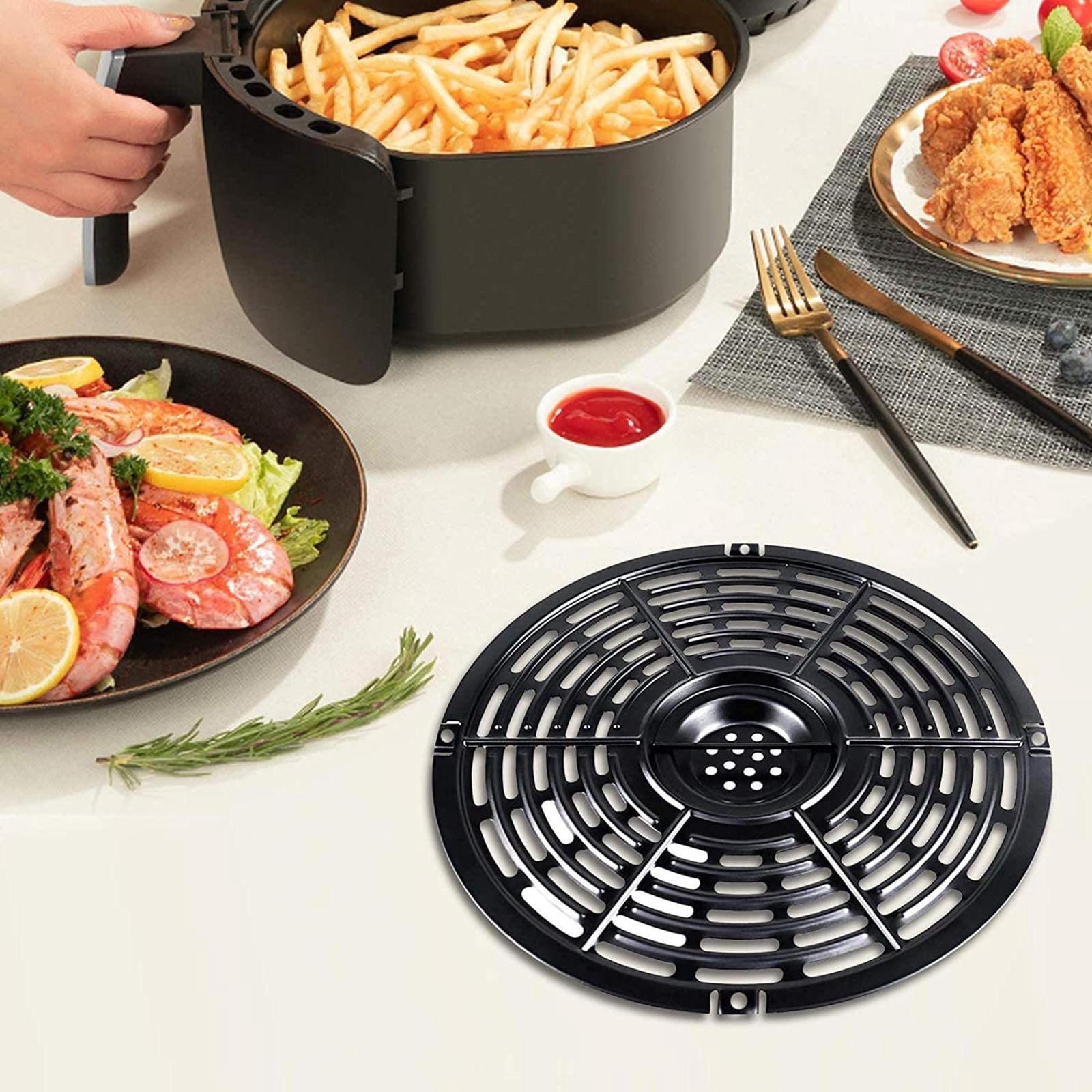Gril de Rechange pour Friteuse à Air Chaud, Conception Perforée, Nettoyage Facile 20x20 cm