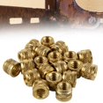 thumbnail image 4 of 20pcs 1/4-20 Brass Threaded Heat Set Inserts for Plastic 3D Printing Brass Metal, 4 of 12