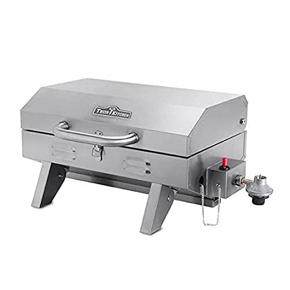 Crown Portable Stainless Steel Propane BBQ Grill, 12000 BTU Single Burner | HGG2005U