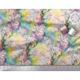 thumbnail image 2 of Soimoi Cotton Jersey Fabric Texture & Maple Leaves Print Fabric by Yard 58 Inch Wide, 2 of 4