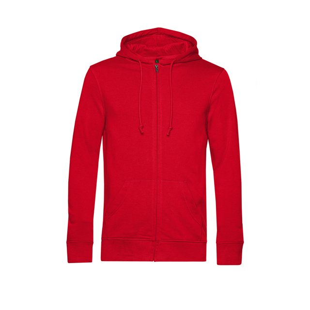 B&C Chandail à Capuchon à Fermeture à Glissière Bio pour Hommes