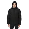 thumbnail image 1 of Dark Black Men's Insulated Puffer Jacket, 1 of 6