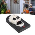 thumbnail image 4 of Clochette de Porte Animée Parlante, Facile à Utiliser avec Langue Qui Se Déplie, Accessoire de Déco Intérieur Extérieur Résistant aux Intempéries, Décoration d'Halloween pour Maison, Bar, Fête, Forme de Crâne, 4 of 8