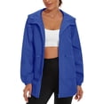 thumbnail image 2 of Sentmoon Ski Jacket Oversized Hooded Neck Long Sleeve Ladies Winter Coats Zipper Solid Color Windproof Waterproof Womans Clothes Fall and Winter Casual for Backpacking and Camping, 2 of 8