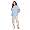 thumbnail image 2 of George Women's Plus Printed Sleep Capri, 2 of 6