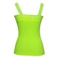 thumbnail image 2 of Womens Lace Trim Camisoles - Neon Yellow, 2 of 2