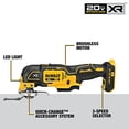 thumbnail image 2 of DEWALT 20V MAX* XR Oscillating Tool Kit, 3-Speed (DCS356C1), 2 of 5