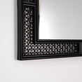 thumbnail image 3 of Rattan Black Arched Mirror, 24x36", 3 of 6