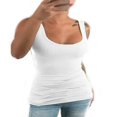 thumbnail image 4 of Women‘s Plus Size Low-cut Summer Sports Sleeveless Shirts, 4 of 5