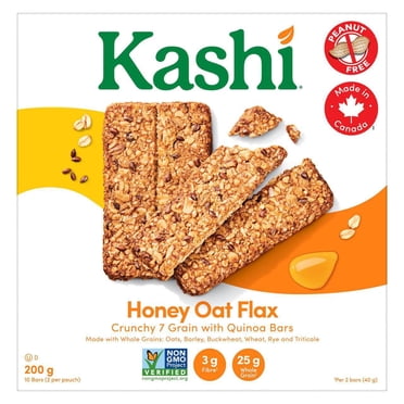 Kashi Seven Grain Honey Oat Flax with Quinoa Bars 200g, 10 bars