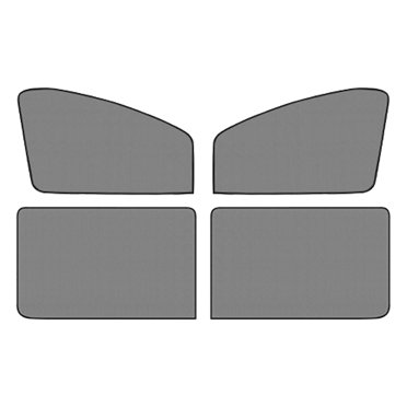 4pcs Universal Window Sun Shades Breathable Mesh Car Front Rear Window Sun Visor Shades With For Baby Family Pet Car Net Curtains Fit For Cars MPV