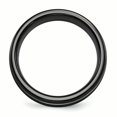 thumbnail image 2 of Edward Mirell Bracelet Noir Titane Ti Lignes Texturées 7mm Taille 11.5, 2 of 4