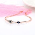 thumbnail image 4 of gold-plated crystal evil eye bracelet, 4 of 5