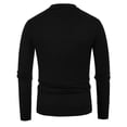 thumbnail image 3 of Dvkptbk Sweater Man Winter Long Sleeve Turn-down Collar Fastener Design Sweater Cardigan Clothes on Clearance, 3 of 3