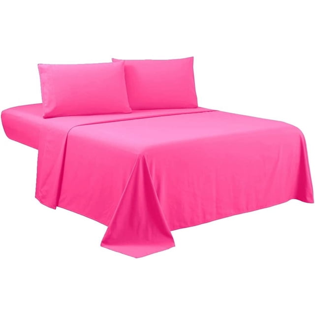 1000 Thread Count 100% Egyptian Cotton 3-Piece Flat Sheet (1 Flat + 2 Pillow Covers) Solid Pattern
