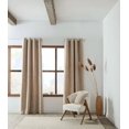 thumbnail image 1 of Bouclair Beige Tajo Panel Curtain 54x84 in (137x213 cm), 1 of 7