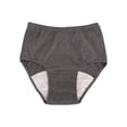 thumbnail image 4 of Sous-vêtements pour Hommes Réutilisables Lavables Protection contre les Fuites Culottes Absorbantes Respirantes pour Conduite Longue Durée Voyage Adulte Aîné, Gris Foncé 3L, 4 of 8