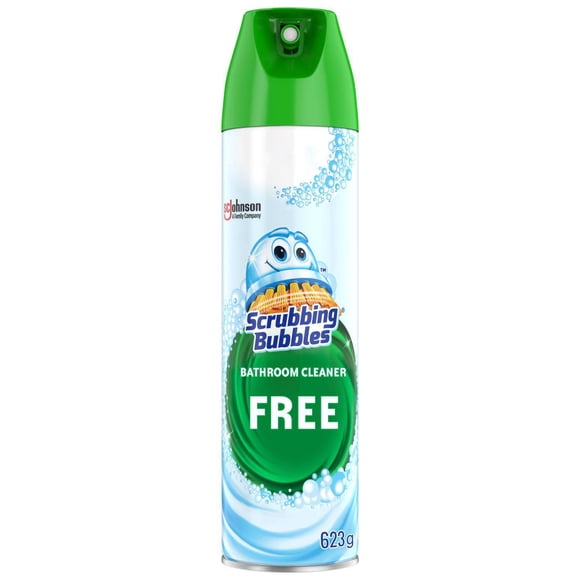 Scrubbing Bubbles® Free Bathroom Cleaner, Attacks Soap Scum on Tubs, Shower Walls and More, 623g