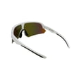 thumbnail image 5 of Lunettes de soleil à visière blanche et orange Athletic Works, 5 of 5