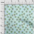thumbnail image 1 of oneOone Georgette Viscose Baby Blue Fabric Floral & Flying Swan Block Craft Projects Decor Fabric Printed By The Yard 42 Inch Wide, 1 of 4