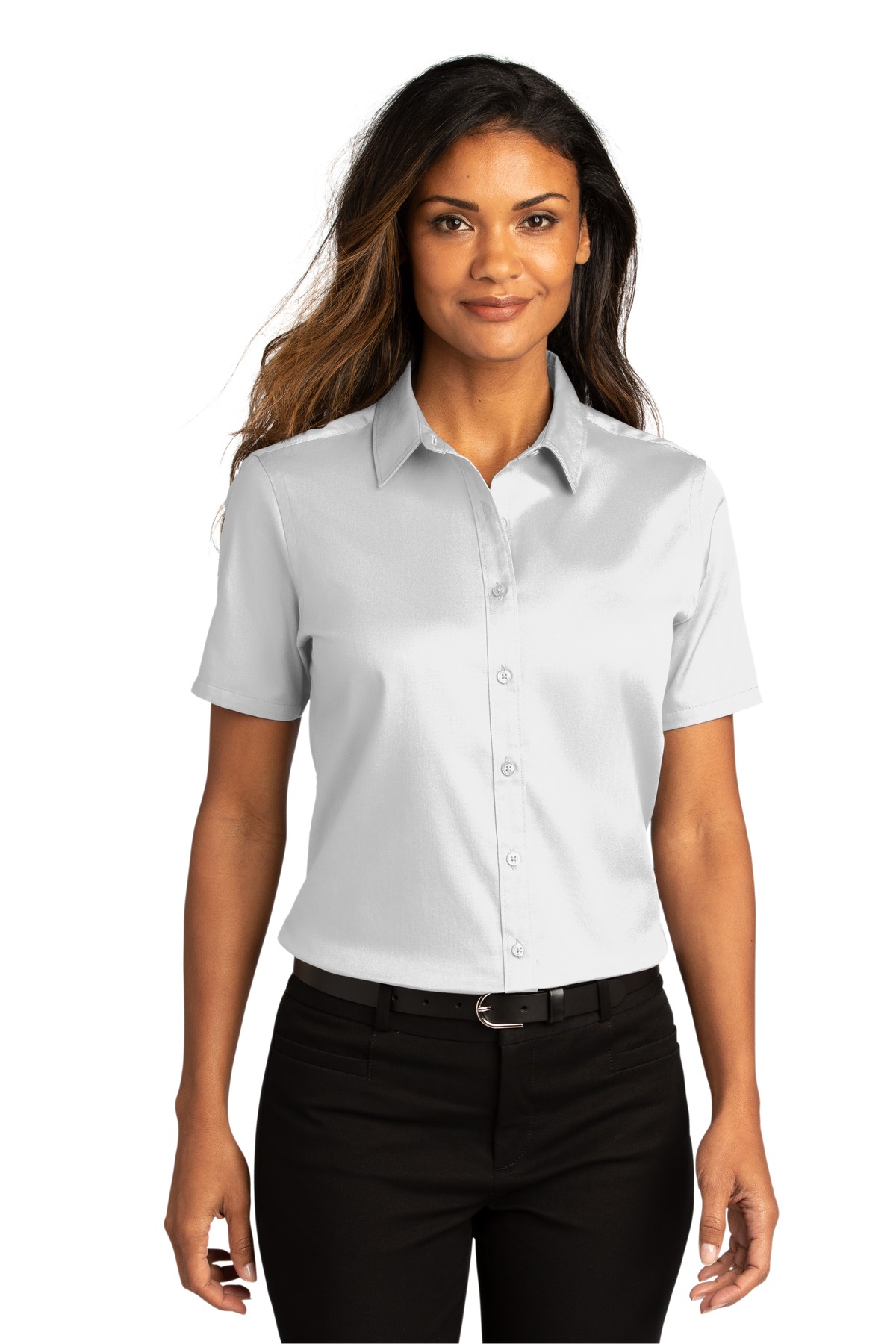 Port Authority Chemise à Manches Courtes SuperPro React Twill pour Femmes - LW809