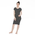 thumbnail image 1 of Paisley Sky Maternity Side Ruched Dress, 1 of 6
