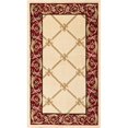 thumbnail image 1 of Infinity Home 36223 2 ft. 3 in. x 3 ft. 11 in. Timeless Fleur De Lis Area Rug - Ivory, 1 of 1