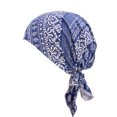 thumbnail image 1 of RYRDWP Women Ruffle Hat Beanie Cancer Chemo Scarf Turban Head Wrap Cap, 1 of 2